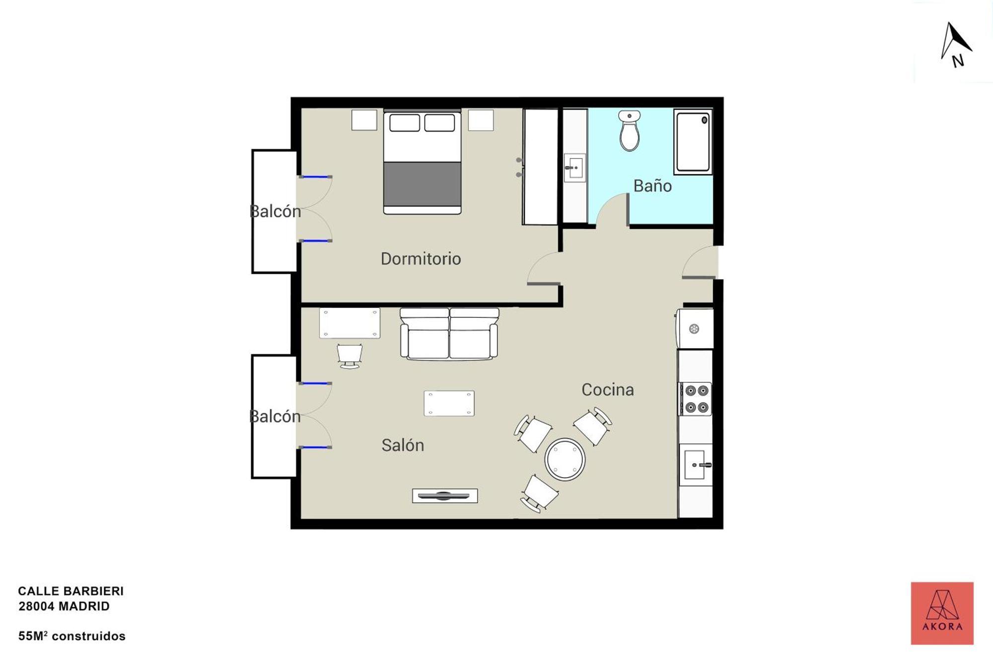 מדריד One Bedroom Apartment In Chueca מראה חיצוני תמונה